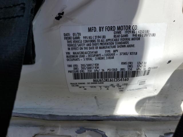 MAJ6S3KL6LC354160 Ford Ecosport Titanium