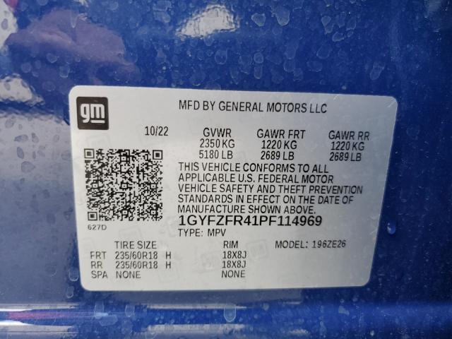 1GYFZFR41PF114969 Cadillac XT4 SPORT