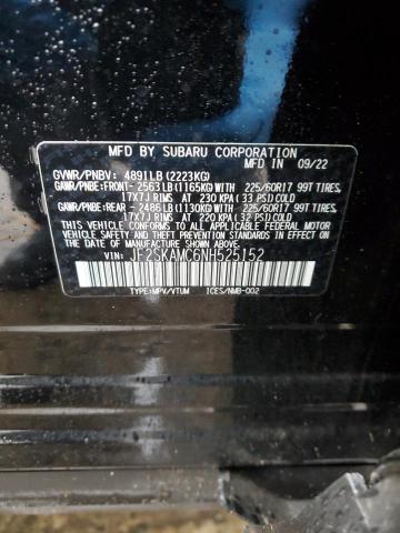 JF2SKAMC6NH525152 Subaru Forester Wilderness