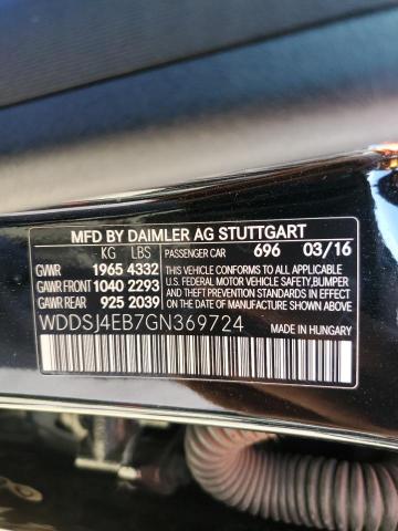 WDDSJ4EB7GN369724 Mercedes-Benz CLA 250