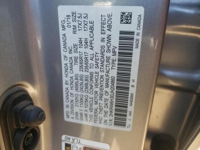 2HKRW6H30JH204860 Honda CR-V LX