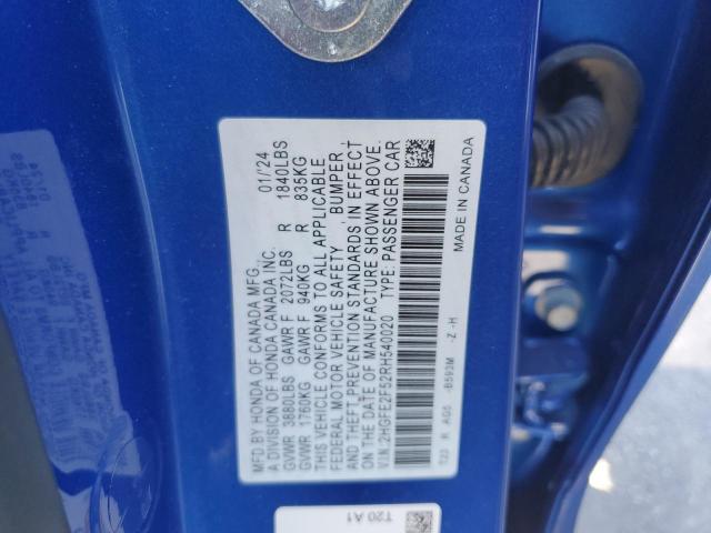 2HGFE2F52RH540020 Honda Civic Sport