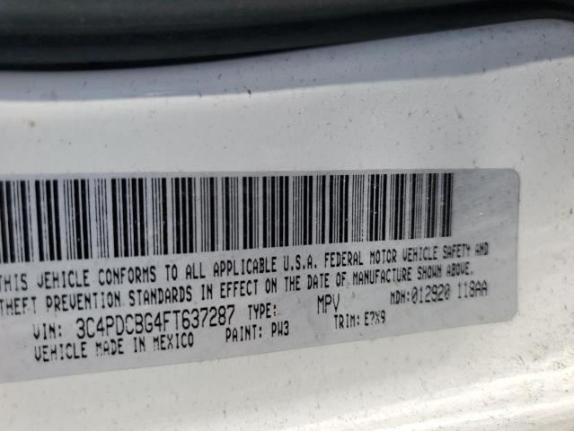 3C4PDCBG4FT637287 Dodge Journey Sxt