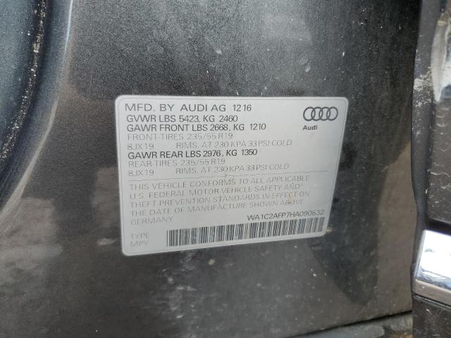 WA1C2AFP7HA090832 Audi Q5 PREMIUM