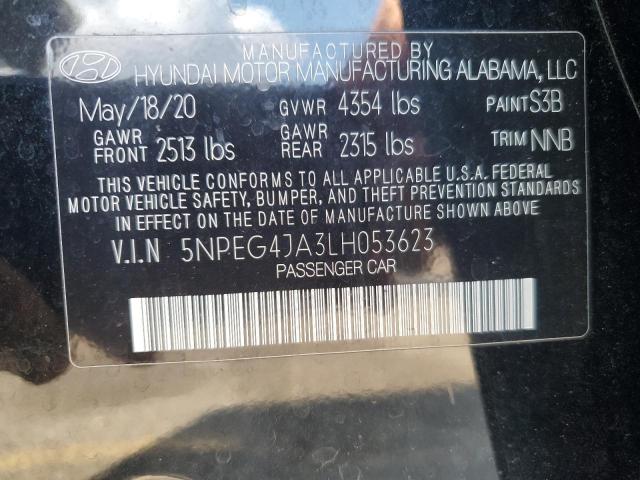 5NPEG4JA3LH053623 Hyundai SONATA SE