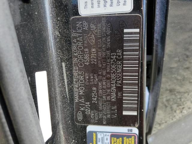 KNAGN4AD8E5067543 KIA OPTIMA HYBRID