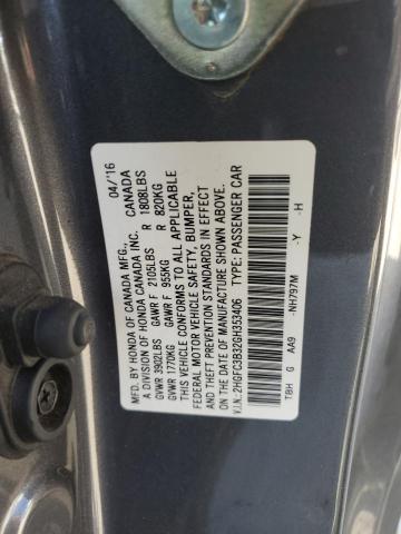 2HGFC3B32GH353406 Honda CIVIC EX