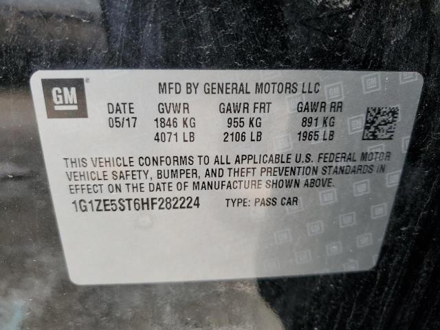 1G1ZE5ST6HF282224 Chevrolet MALIBU LT