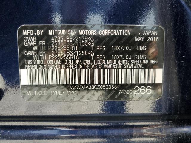 JA4AD3A33GZ052368 Mitsubishi Outlander Se