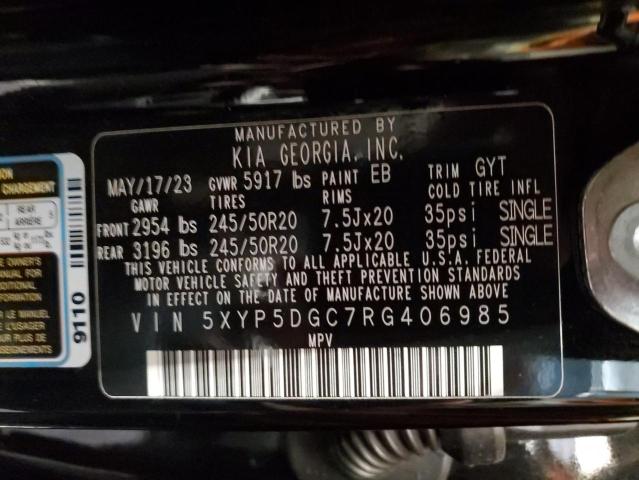 5XYP5DGC7RG406985 KIA Telluride Sx