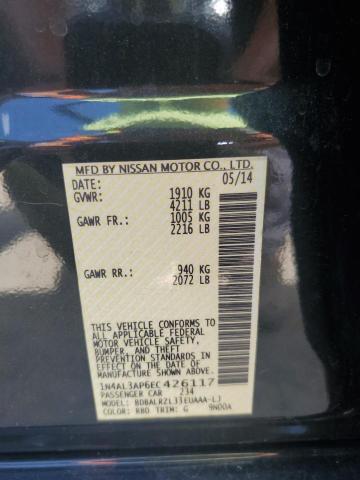 1N4AL3AP6EC426117 Nissan ALTIMA 2.5