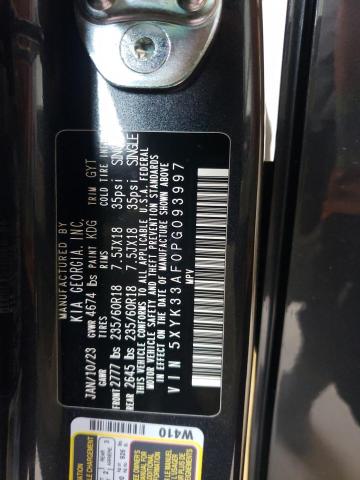 5XYK33AF0PG093997 KIA Sportage Ex