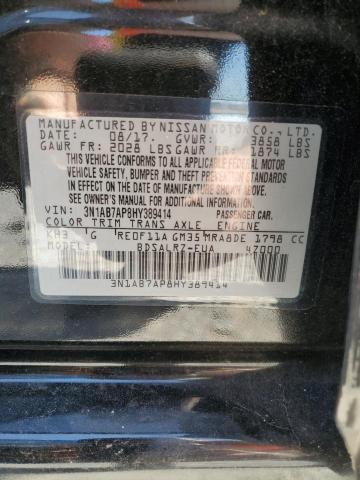 3N1AB7AP8HY389414 Nissan SENTRA S