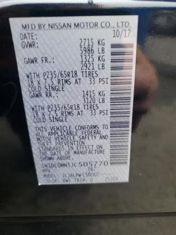 5N1DL0MN5JC505770 Infiniti QX60
