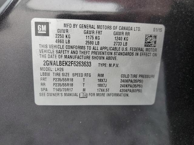 2GNALBEK2F6263633 Chevrolet EQUINOX LT