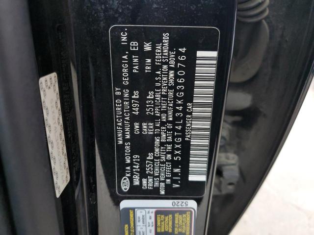 5XXGT4L34KG360764 KIA Optima Lx