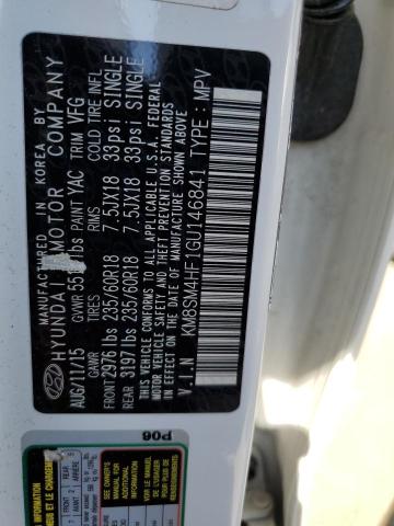 KM8SM4HF1GU146841 Hyundai Santa Fe Se