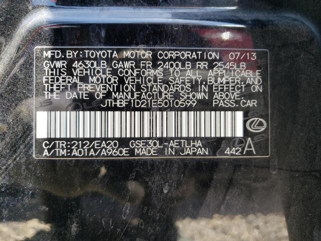 JTHBF1D21E5010599 Lexus IS 250