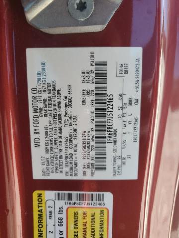 1FA6P8CF7J5122465 Ford MUSTANG GT