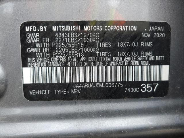 JA4ARUAU5MU006775 Mitsubishi Outlander Sport Es