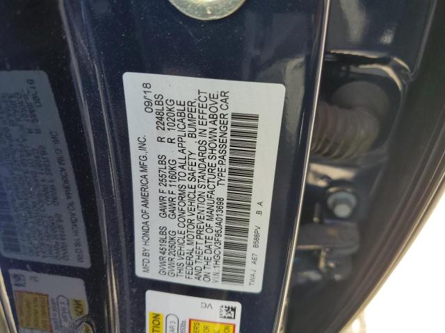 1HGCV3F95JA013698 Honda Accord Touring Hybrid