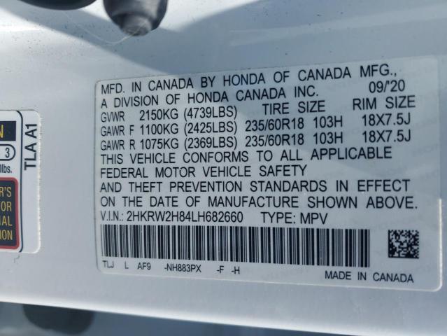 2HKRW2H84LH682660 Honda CR-V EXL