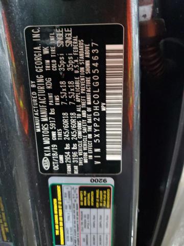 5XYP2DHC0LG054637 KIA Telluride Lx