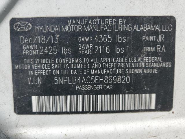 5NPEB4AC5EH869820 Hyundai SONATA GLS
