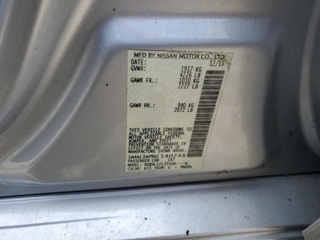 1N4AL3AP9GC140748 Nissan ALTIMA 2.5