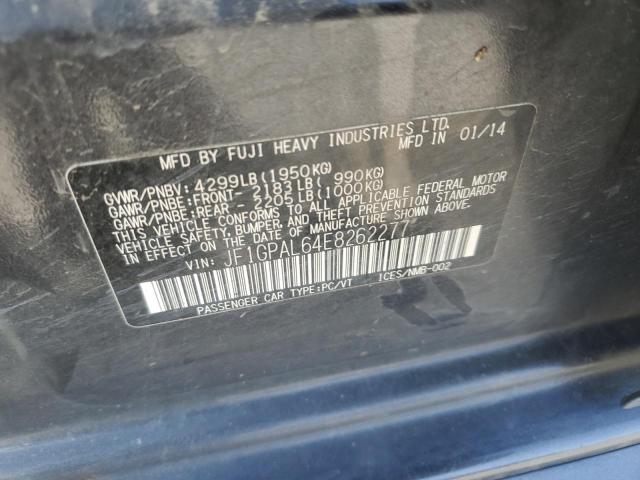 JF1GPAL64E8262277 Subaru Impreza Sport Premium