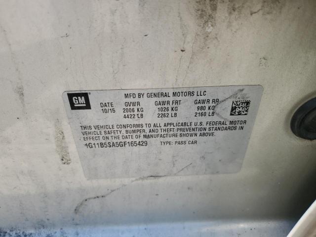 1G11B5SA5GF165429 Chevrolet Malibu Limited Ls