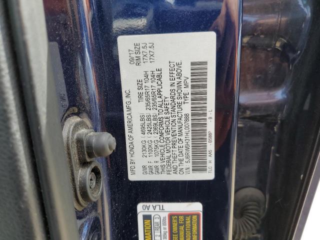 5J6RW6H31HL007888 Honda CR-V LX