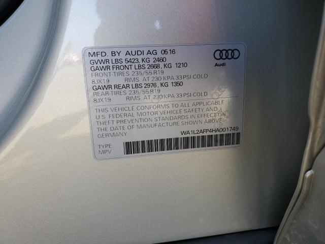 WA1L2AFP4HA001749 Audi Q5 Premium Plus