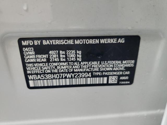 WBA53BH07PWY23994 BMW 530 I
