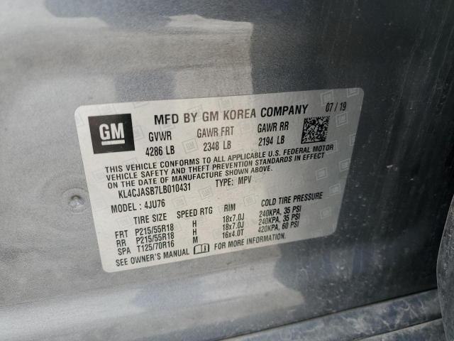 KL4CJASB7LB010431 Buick Encore Preferred