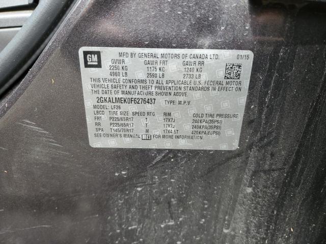 2GKALMEK0F6276437 GMC Terrain Sle