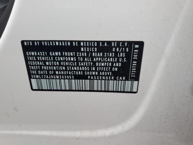 3VWL17AJ9GM203953 Volkswagen JETTA SEL