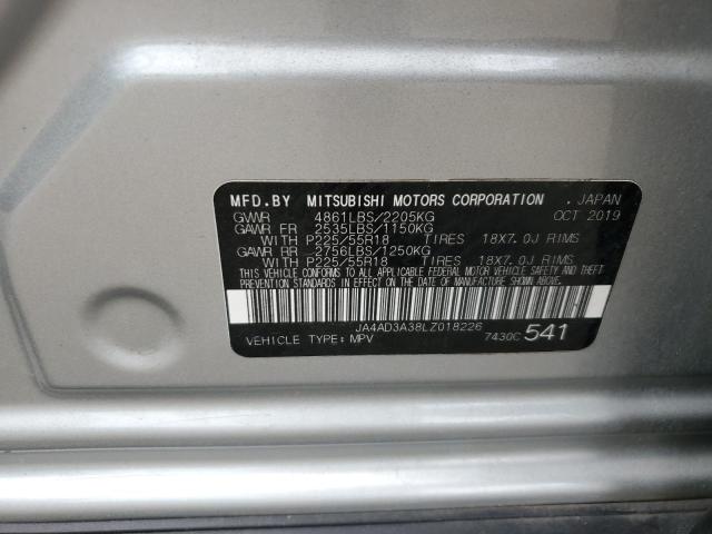 JA4AD3A38LZ018226 Mitsubishi Outlander Se