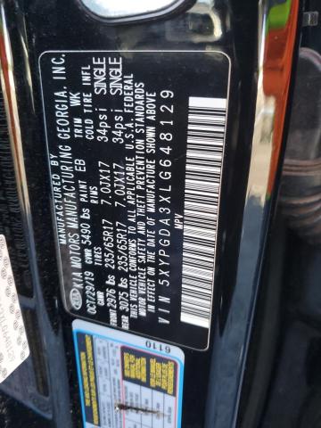 5XYPGDA3XLG648129 KIA SORENTO L