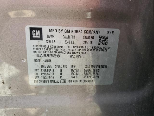 KL4CJBSB8EB529934 Buick Encore Convenience