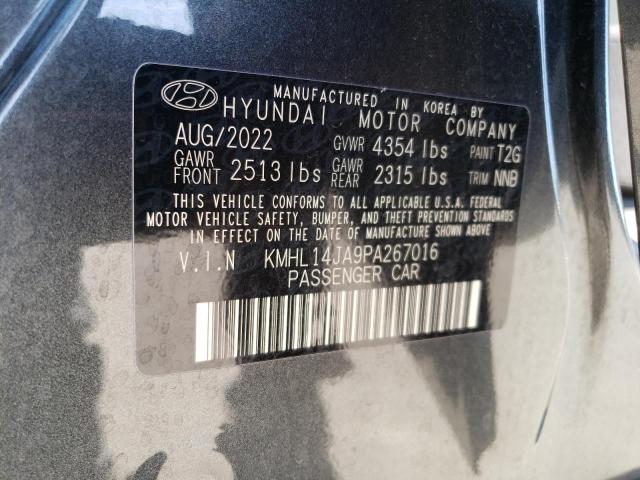 KMHL14JA9PA267016 Hyundai gdi theta iii