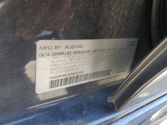 WAUFFAFLXFN002959 Audi flex fuel capable engine