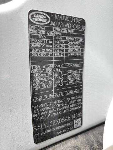 SALYJ2EX0SA804385 Land Rover aj20-p