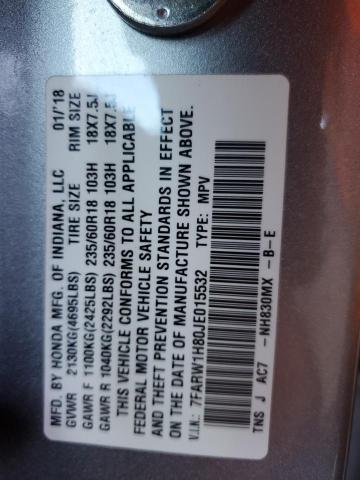 7FARW1H80JE015532 Honda l15be