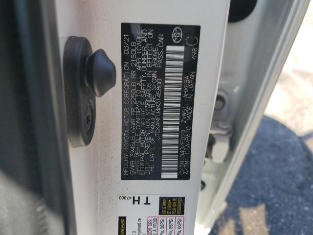 JTDKAMFU4M3145800 Toyota Prius Spec