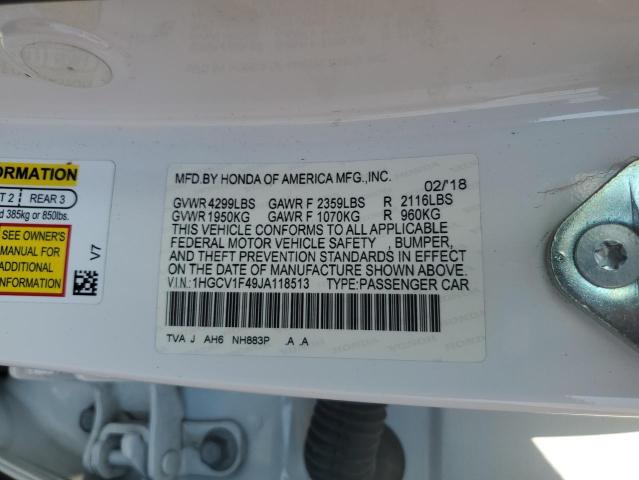 1HGCV1F49JA118513 Honda l15be