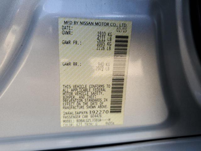 1N4AL3APXFN392270 Nissan Altima