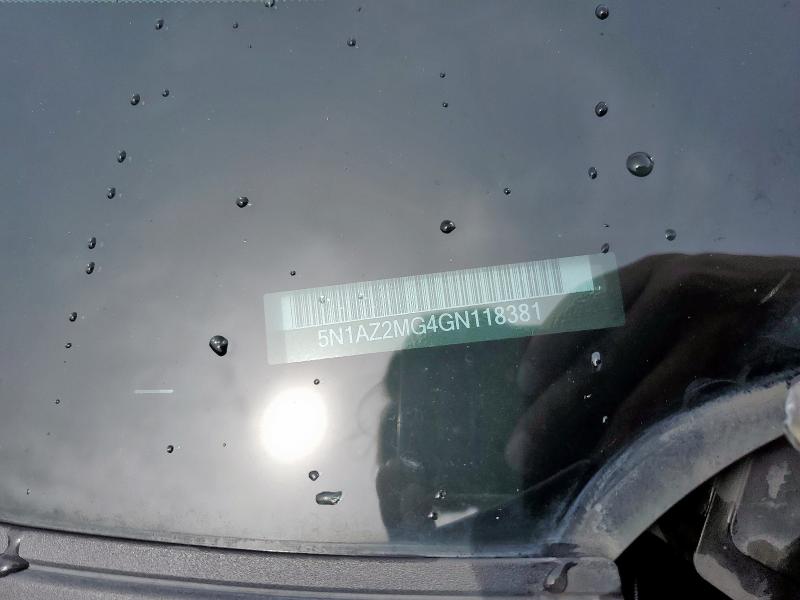 5N1AZ2MG4GN118381 Nissan MURANO S