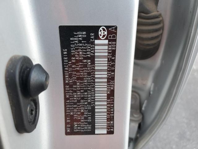 5YFBURHE5FP235235 Toyota 2zr-fe