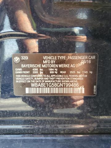 WBA8E1G58GNT99486 BMW 320 I